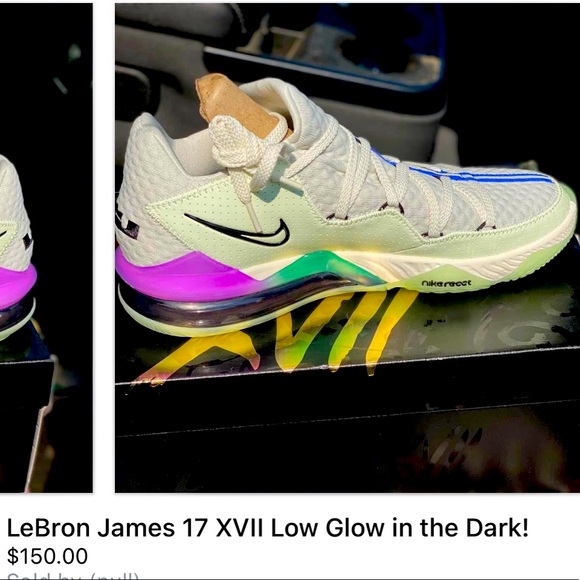 Lebron James 17 XVII Low Glow in The Dark! - Picture 2 of 3